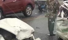 南昌爆料车祸最新消息今天,多车连环相撞，现场情况紧急！